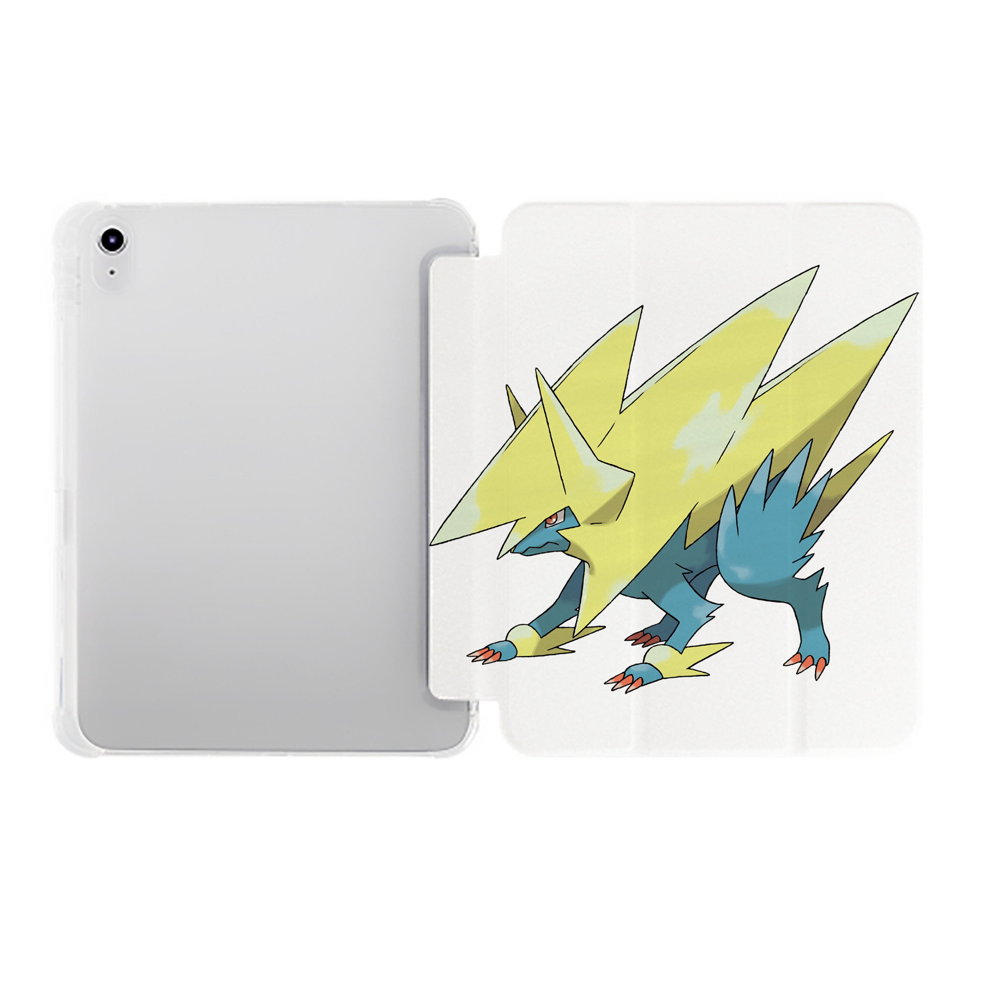 （画像用） ポケットモンスター Pokémon IPad ケース ペン収納付き 三つ折りスタンド PUレザー×シリコン 対応機種9.5/10.5/10.9インチ
